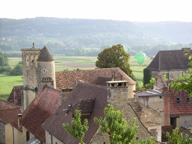 Vue de Allas-les-Mines, Dordogne