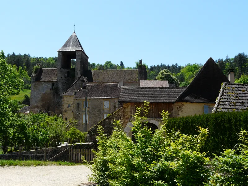 Vue de Auriac-du-Périgord, Dordogne