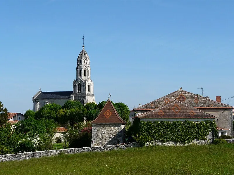 Vue de Bertric-Burée, Dordogne