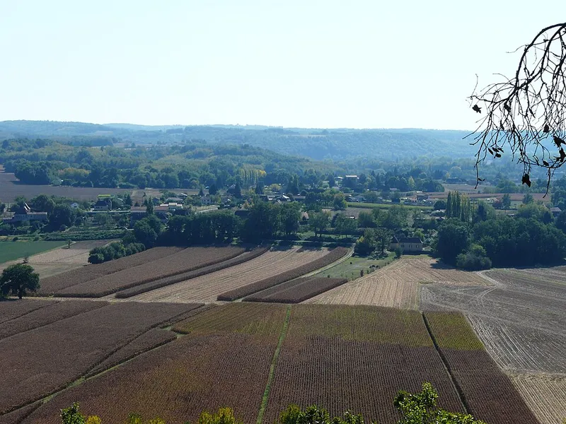 Vue de Calès, Dordogne