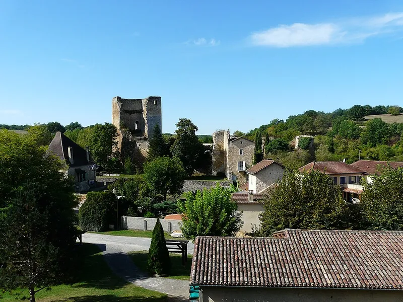 Vue de Cause-de-Clérans, Dordogne