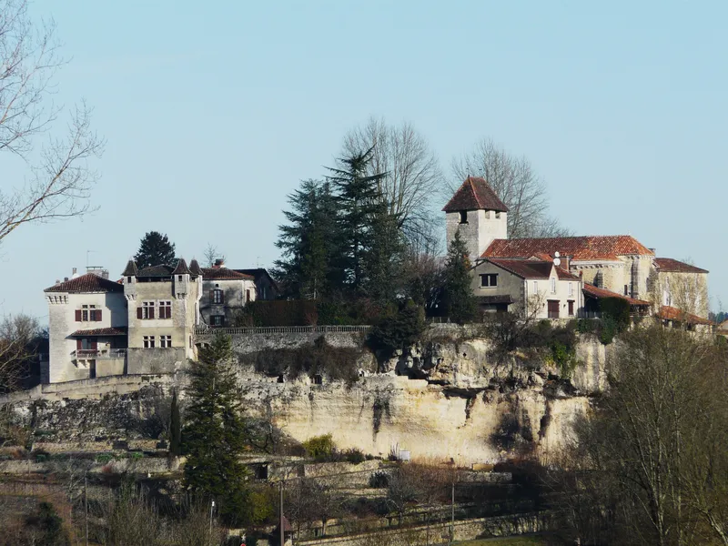 Vue de Condat-sur-Trincou, Dordogne