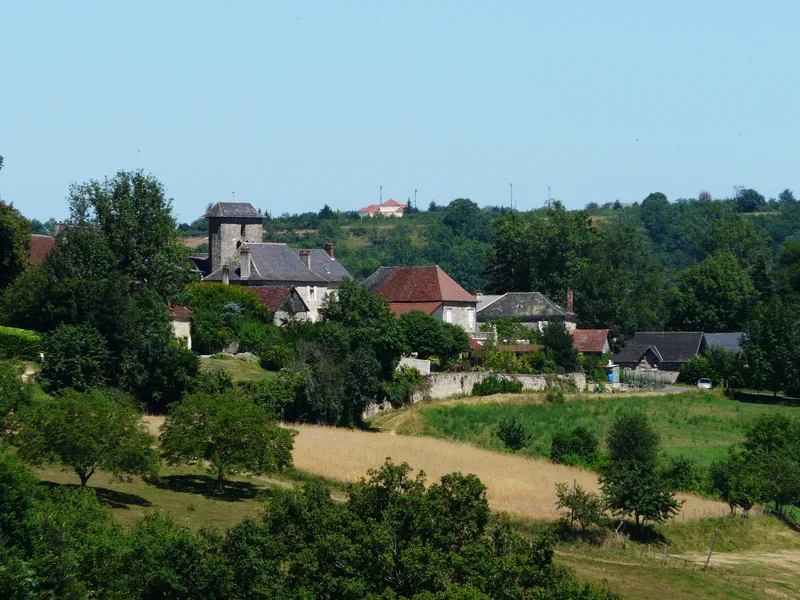 Vue de Coubjours, Dordogne