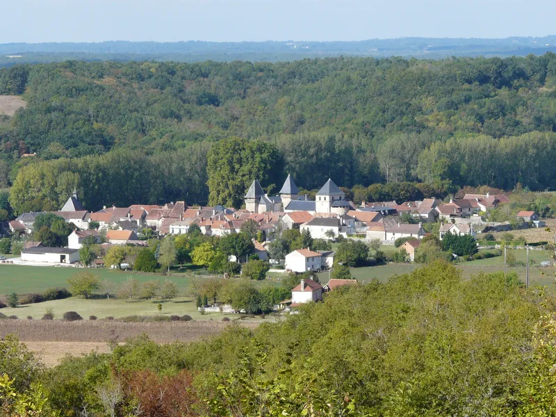 Vue de Coulaures, Dordogne