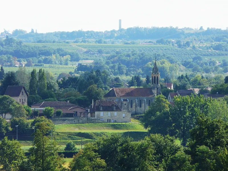 Vue de Cours-de-Pile, Dordogne