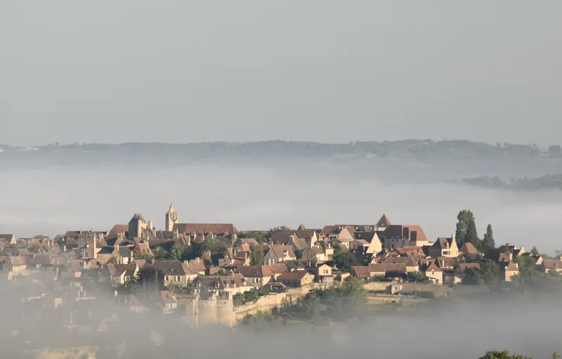 Vue sur la Dordogne depuis Domme