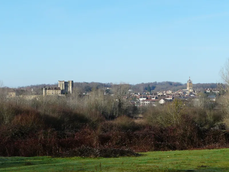 Vue de Excideuil, Dordogne