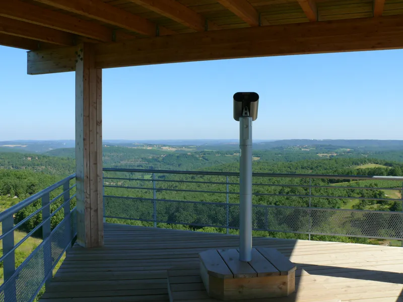 Vue de Florimont-Gaumier, Dordogne