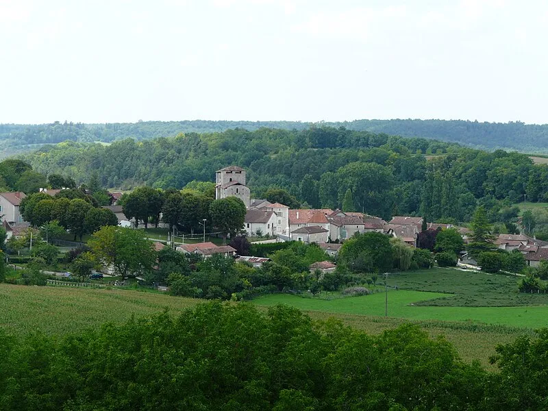 Vue de Grand-Brassac, Dordogne