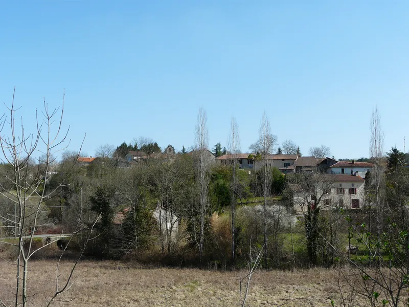 Vue de La Chapelle-Montmoreau, Dordogne