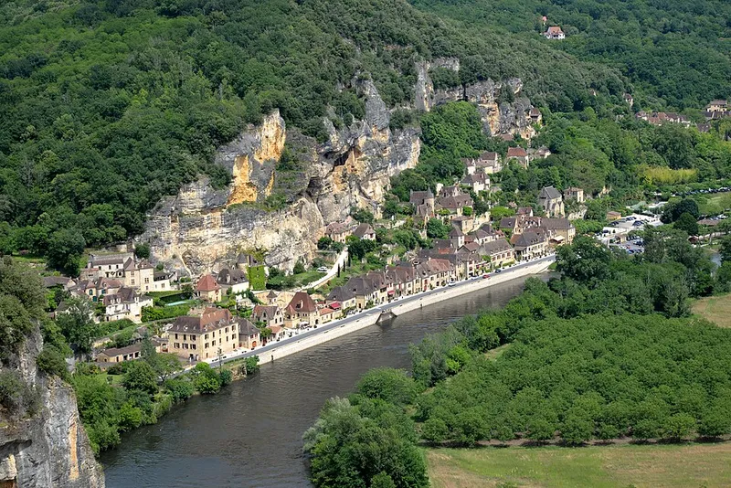 Vue de La Roque-Gageac, Dordogne
