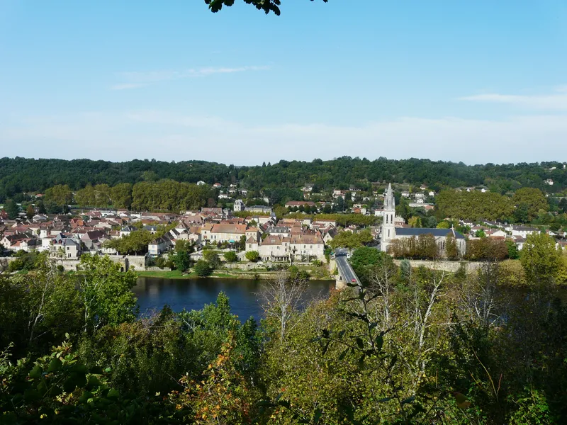 Vue de Lalinde, Dordogne