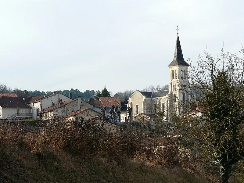 Vue de Léguillac-de-l'Auche, Dordogne