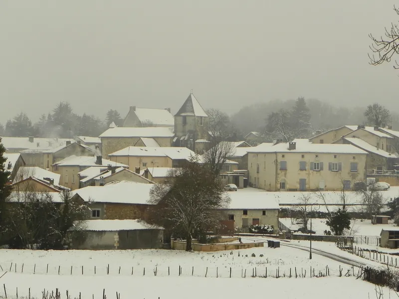 Vue de Milhac-de-Nontron, Dordogne
