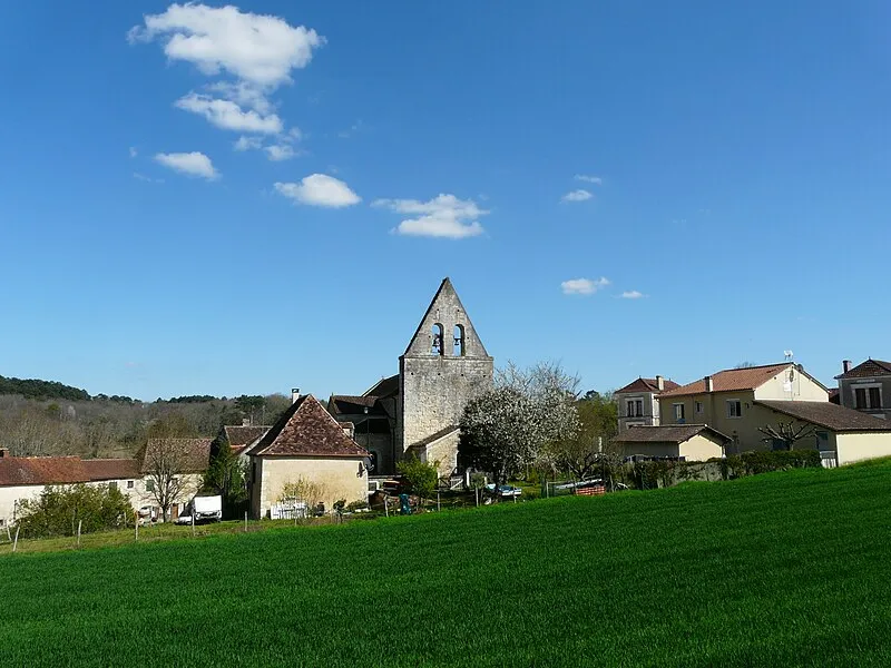 Vue de Montagnac-la-Crempse, Dordogne