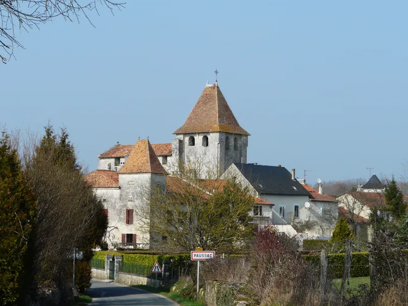 Vue de Paussac-et-Saint-Vivien, Dordogne