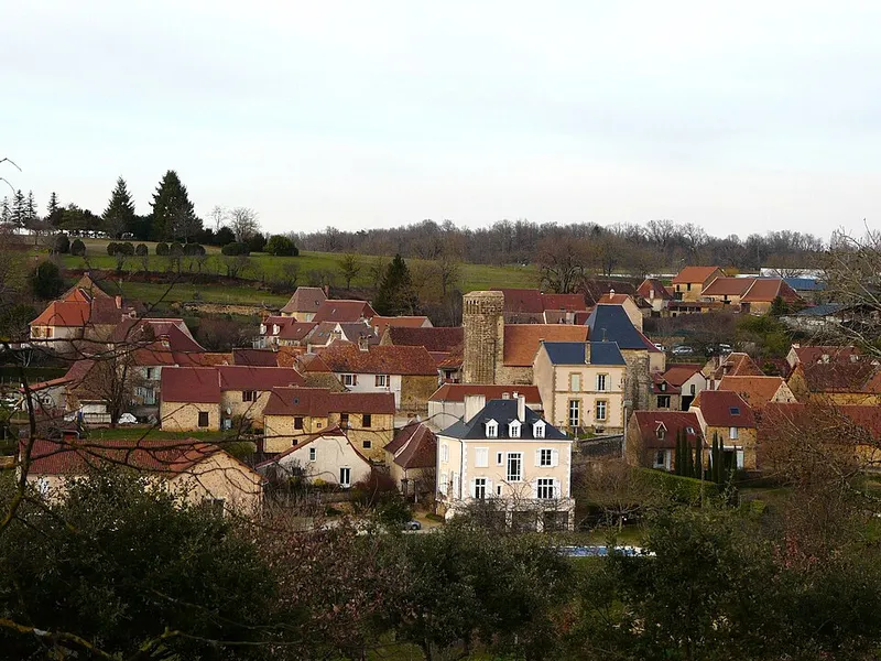 Vue de Preyssac-d'Excideuil, Dordogne