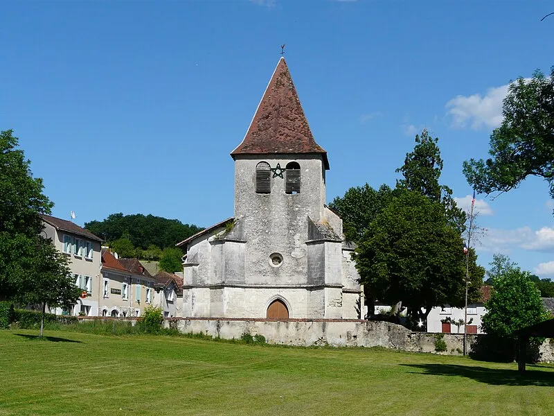 Vue de Saint-Aquilin, Dordogne
