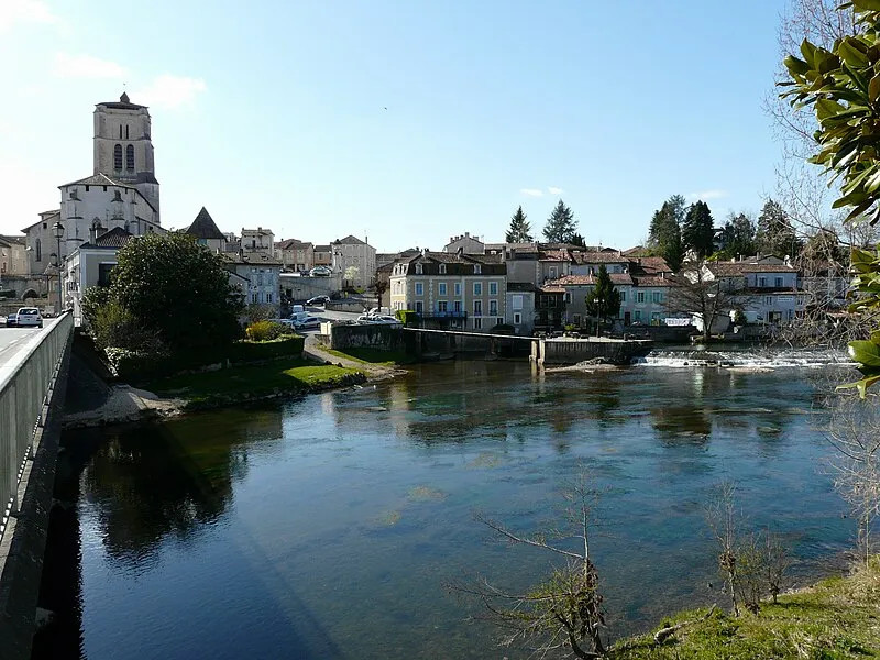 Vue de Saint-Astier, Dordogne