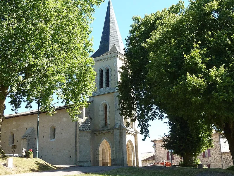 Vue de Saint-Barthélemy-de-Bussière, Dordogne