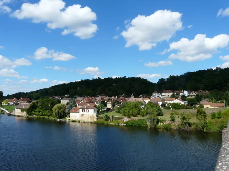 Vue de Saint-Capraise-de-Lalinde, Dordogne