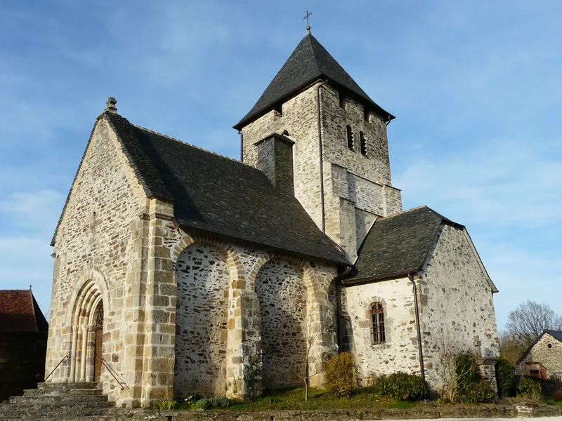 Vue de Saint-Cyr-les-Champagnes, Dordogne
