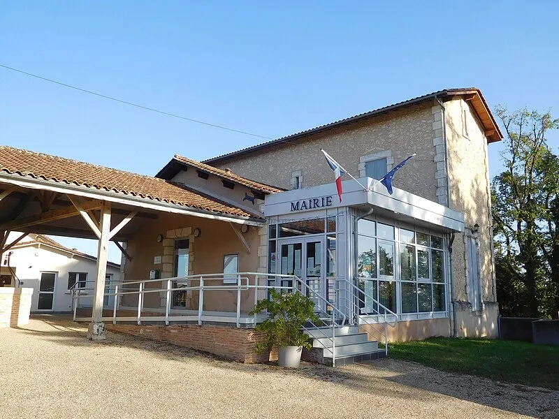Vue de Saint-Étienne-de-Puycorbier, Dordogne