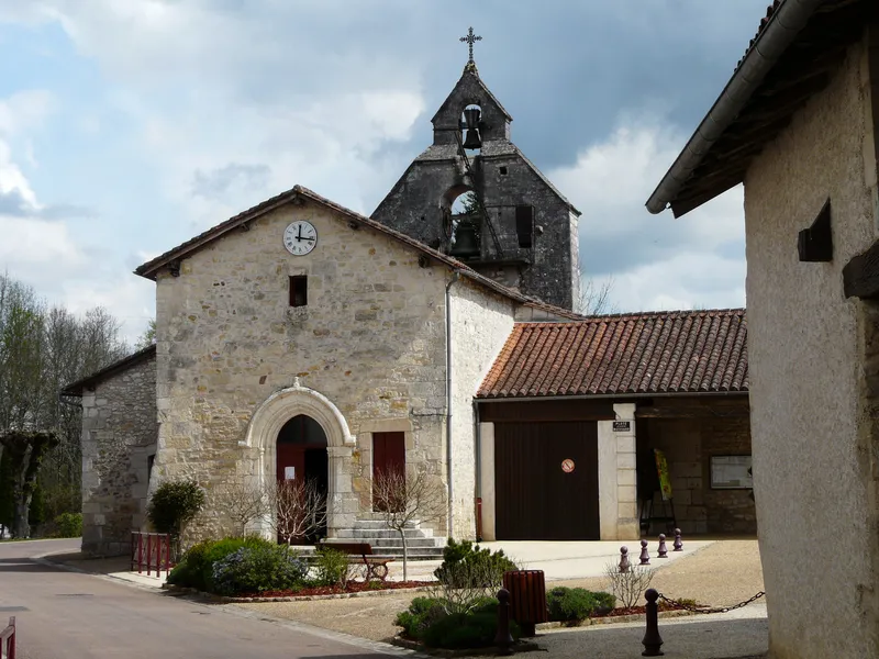 Vue de Saint-Front-la-Rivière, Dordogne
