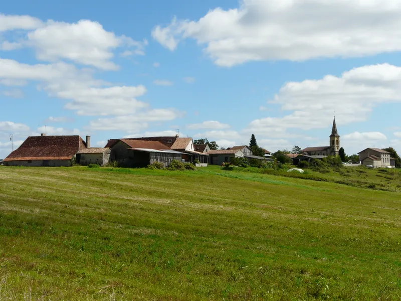 Vue de Saint-Georges-Blancaneix, Dordogne