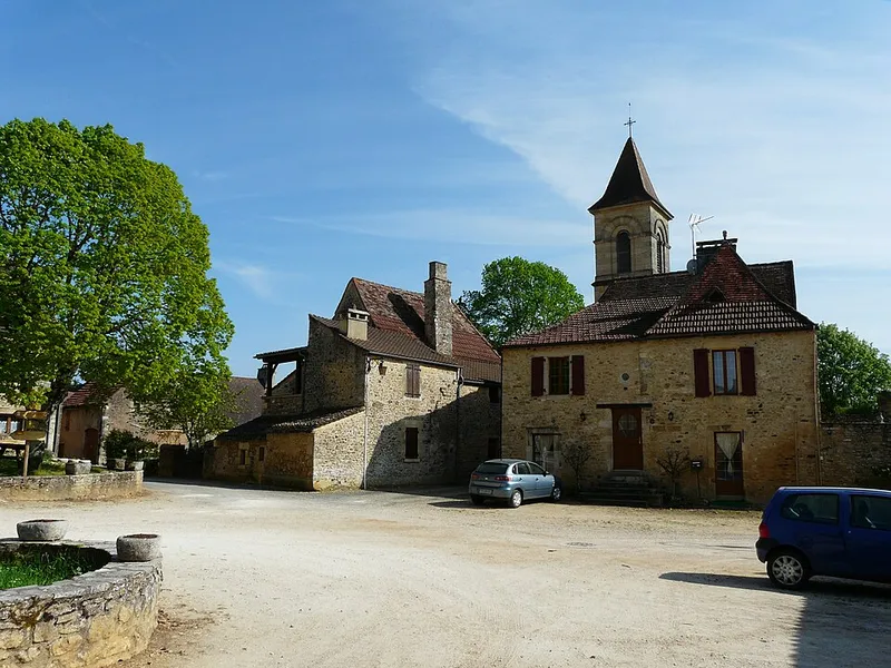 Vue de Saint-Germain-de-Belvès, Dordogne