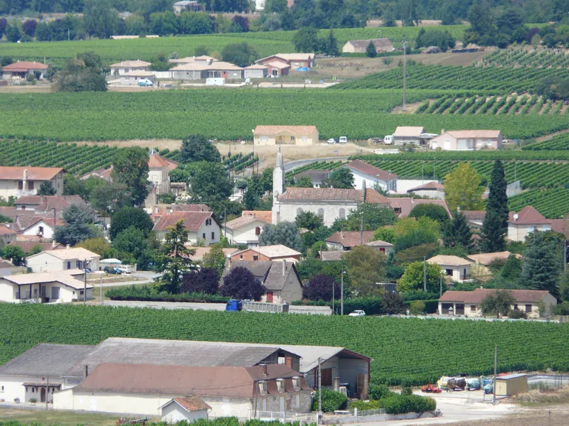 Vue de Saint-Laurent-des-Vignes, Dordogne