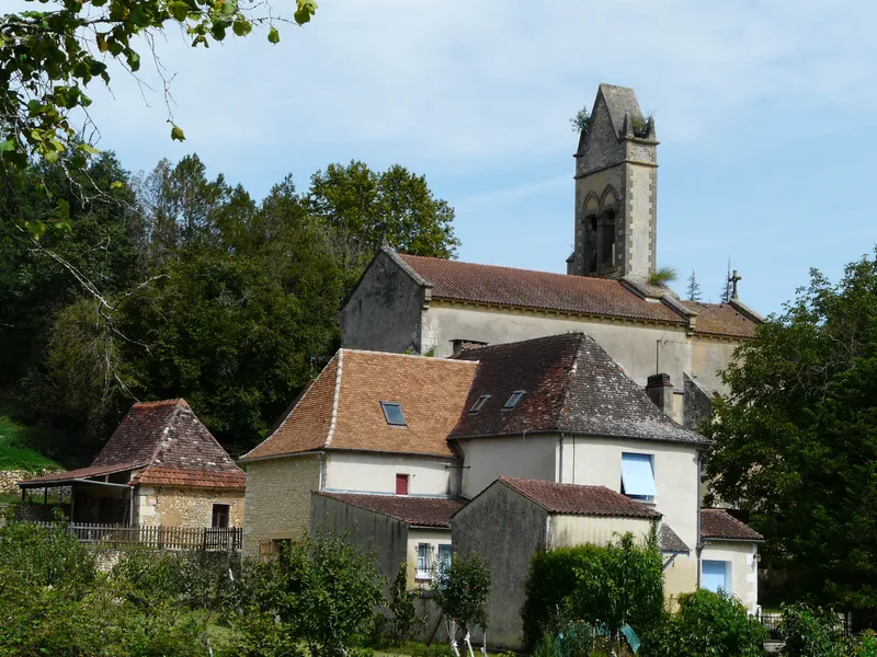 Vue de Saint-Marcel-du-Périgord, Dordogne