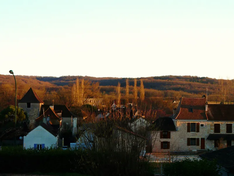 Vue de Saint-Martial-d'Albarède, Dordogne