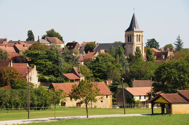 Vue de Saint-Martial-de-Nabirat, Dordogne