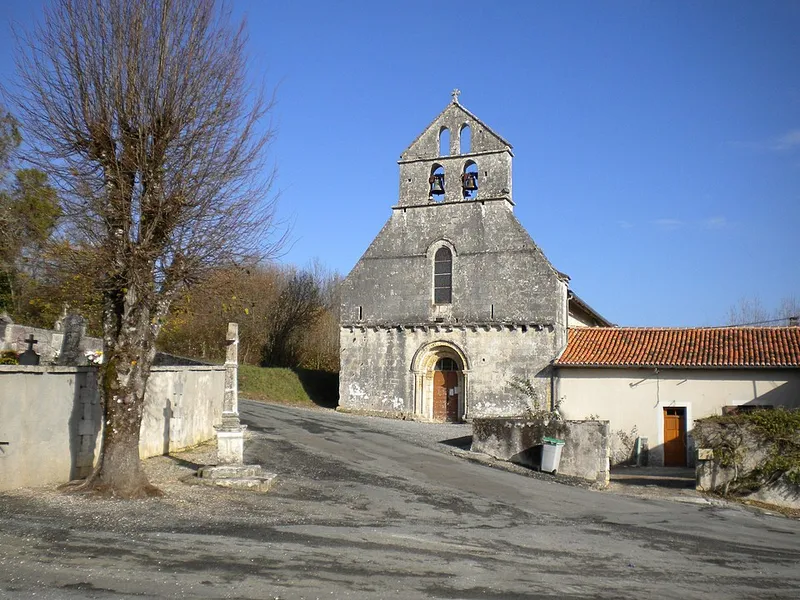 Vue de Saint-Martial-de-Valette, Dordogne