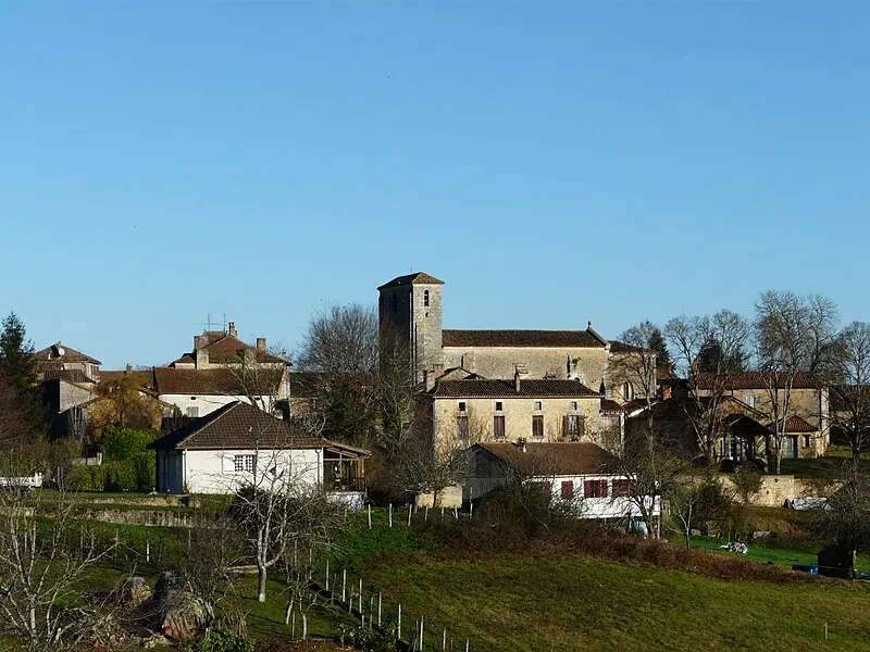 Vue de Saint-Mayme-de-Péreyrol, Dordogne