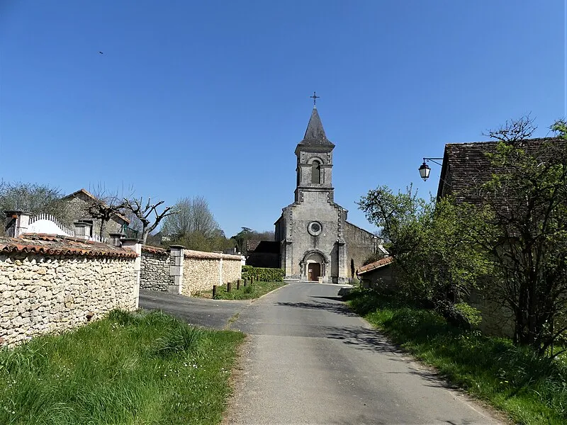 Vue de Saint-Michel-de-Villadeix, Dordogne
