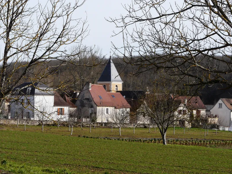 Vue de Saint-Pantaly-d'Excideuil, Dordogne