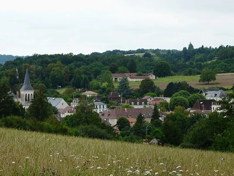 Vue de Saint-Pierre-de-Chignac, Dordogne