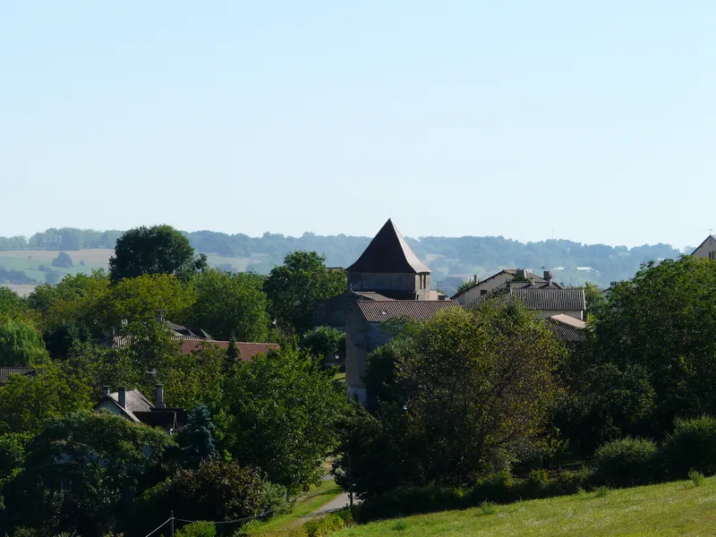 Vue de Saint-Romain-et-Saint-Clément, Dordogne