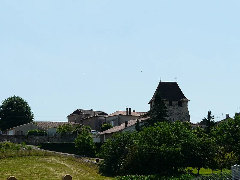 Vue de Saint-Sulpice-de-Roumagnac, Dordogne