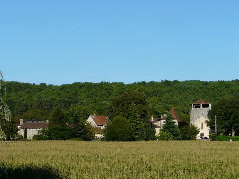 Vue de Saint-Vincent-sur-l'Isle, Dordogne