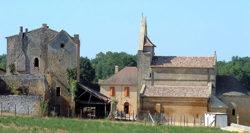 Vue de Sainte-Croix, Dordogne