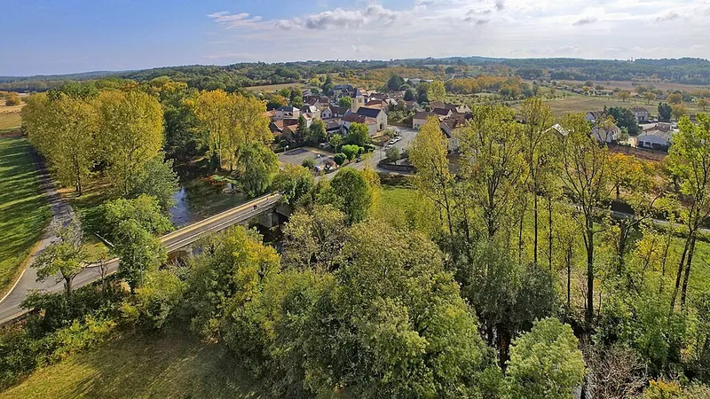 Vue de Sainte-Eulalie-d'Ans, Dordogne