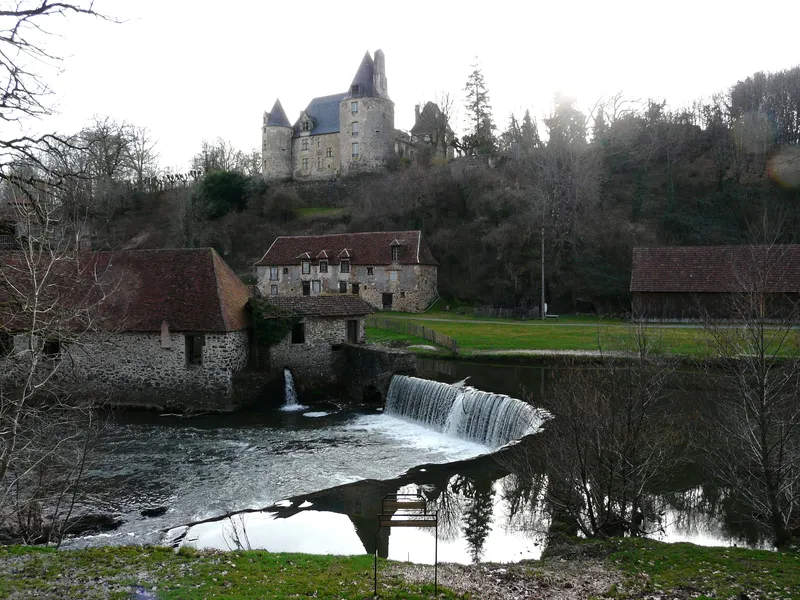 Vue de Savignac-Lédrier, Dordogne