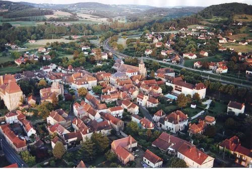 Vue de Siorac-en-Périgord, Dordogne