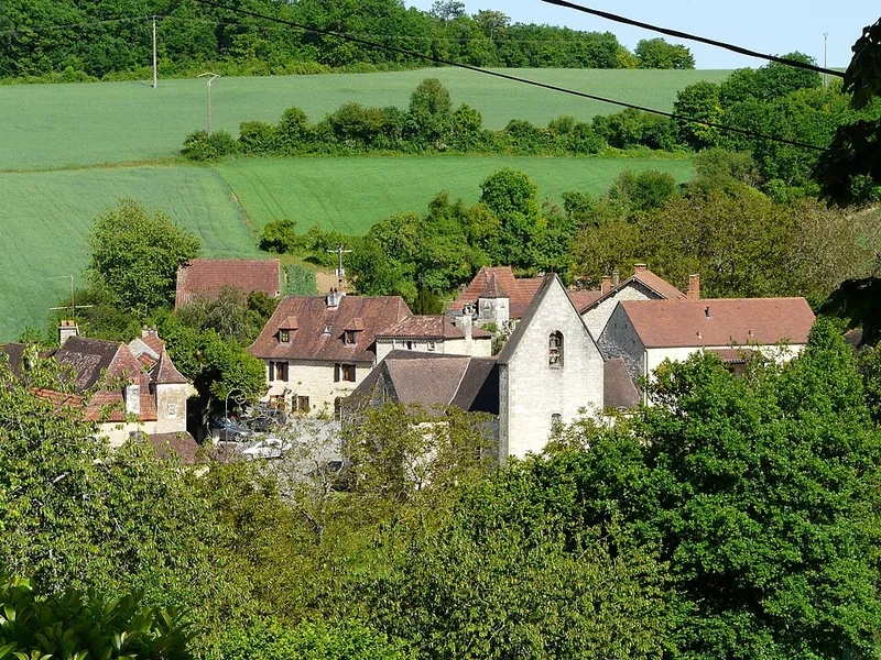 Vue de Veyrines-de-Domme, Dordogne